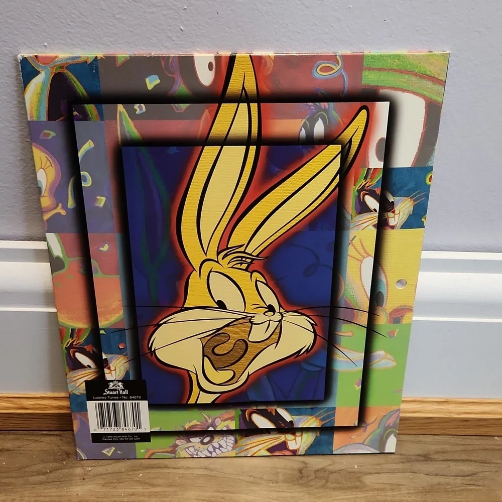 Vintage school folder Bugs Bunny Looney Tunes from 1999